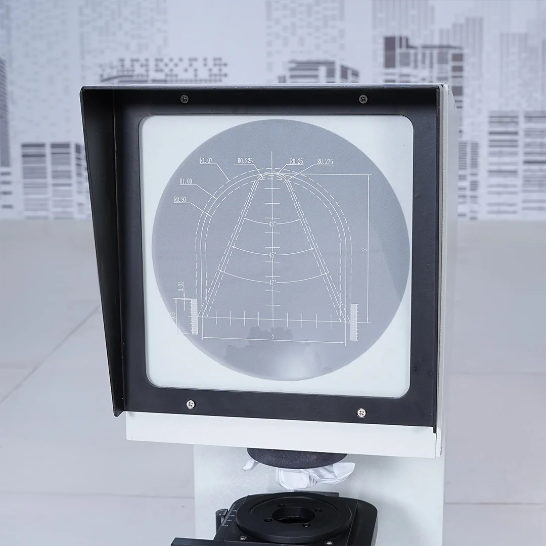 High Accuracy Charpy Notch Measuring Projector Optical Comparator Impact for Specimens 0.01mm Precision 1 Year
