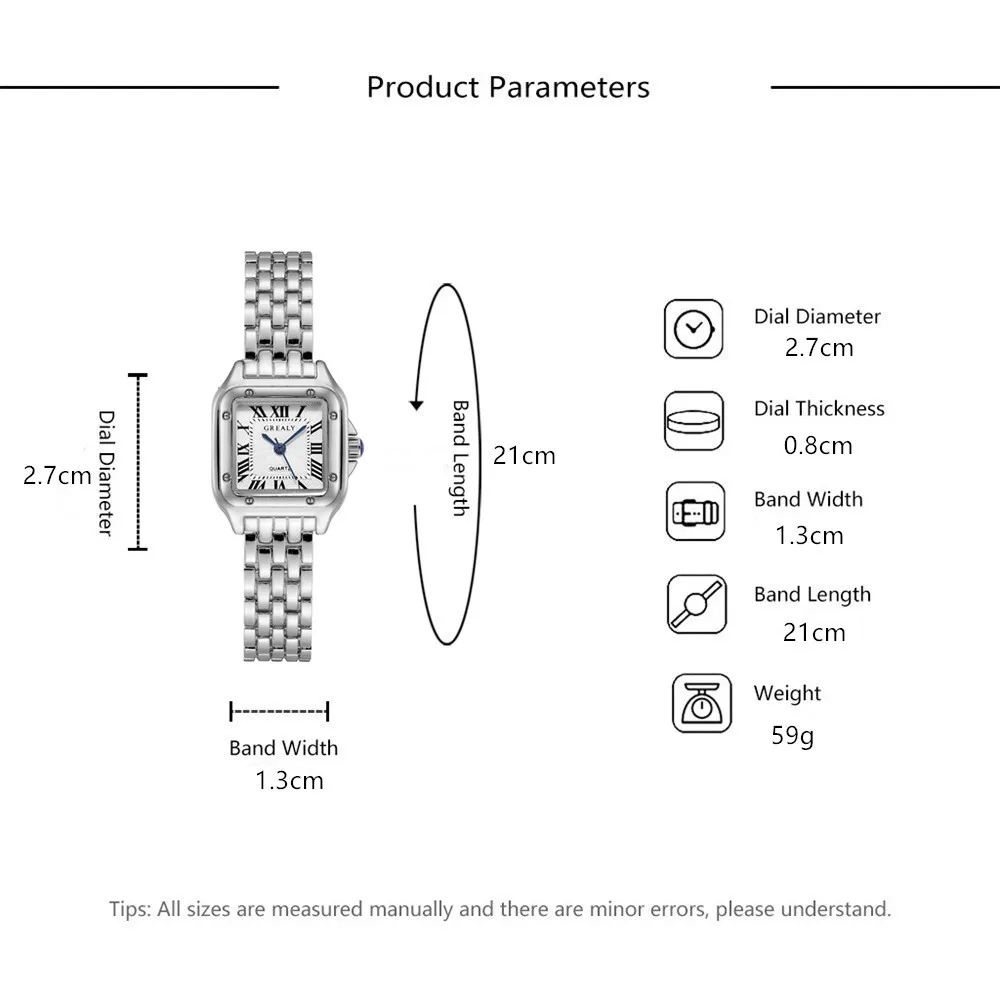 Mode carré femmes montres bracelet en alliage d\'or 2024 luxe montres à Quartz qualités échelle romaine dames montre