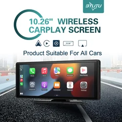 Wireless Android Auto Universal 10.26 Inch Screen Car Radio Multimedia WIFI Video Player Wireless Carplay Screen