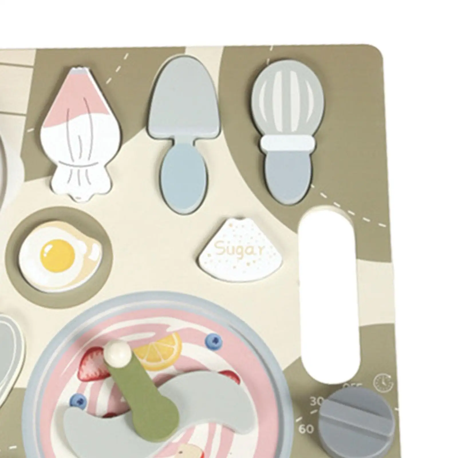 Wooden Cake Play Kitchen Accessories,Early Learning,Role Play,Pretend Play Kitchen Toy for Kids Birthday Gift