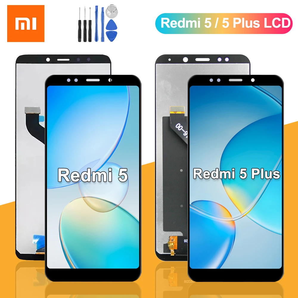 

100% протестированный высококачественный сенсорный экран для Xiaomi Redmi 5 Plus ЖК-дисплей дигитайзер в сборе для Redmi 5 дисплей запасные части