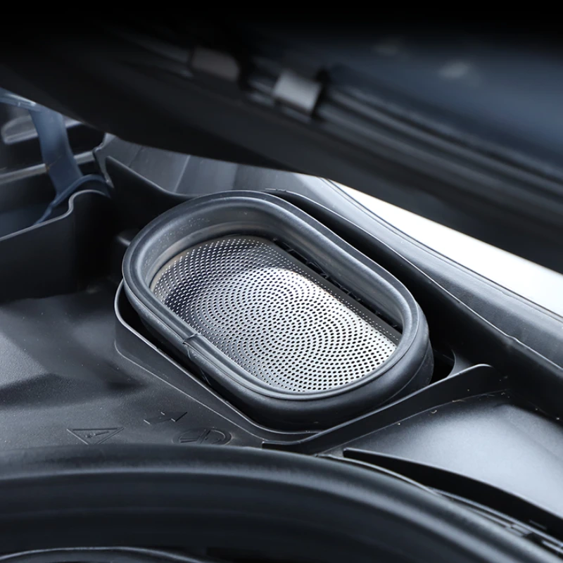 ملصق غطاء شبكي لغطاء السيارة الأمامي مقاوم للغبار ، فولاذ مقاوم للصدأ ، فضي ، إكسسوارات سيارة ، بي. دبليو 7 سلسلة ، G70 ، VA-VA #6