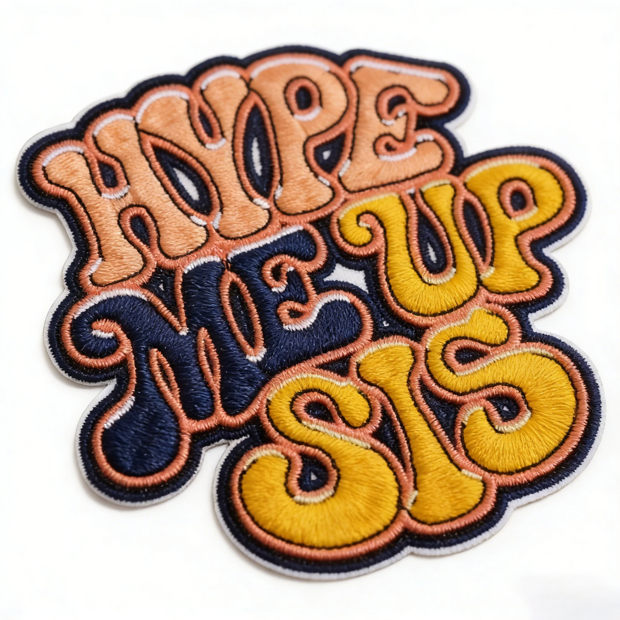1 Stück Hype Me Up SIS bestickter Aufnäher zum Aufbügeln, Power-Statement-Abzeichen, DIY-Geschenk für Kleidung, Mütze, Tasche, Jacke, Trucker-Hut