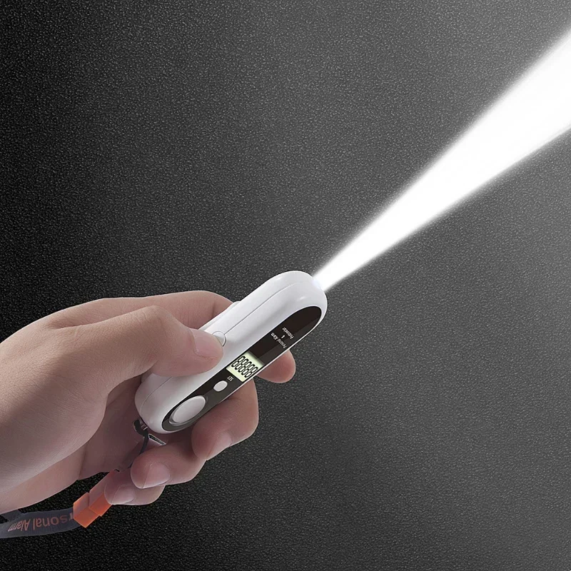 

Portable Rescue Device with Light, Personal Alarm, Pedometer, Patient Call Device, Self Defense Women Anti - Wolf Safe Divine De