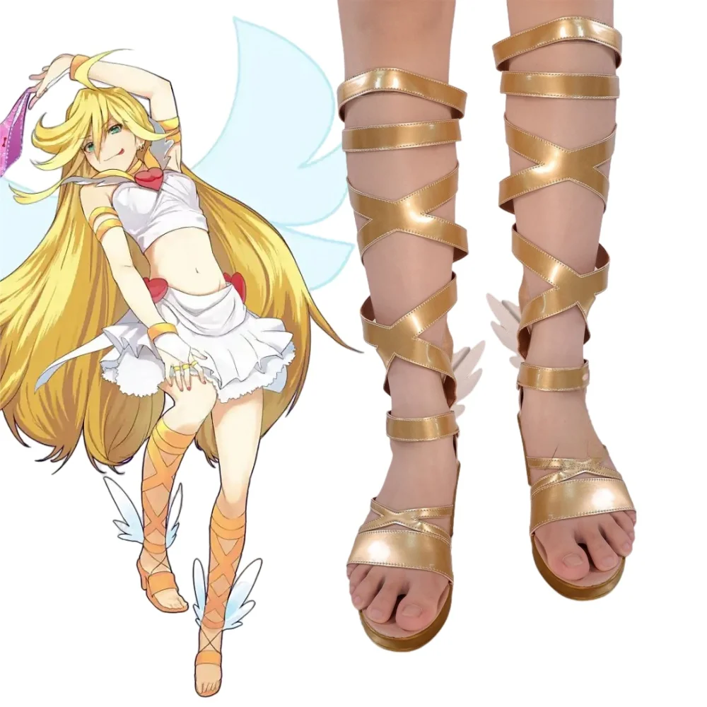 

Anime New Panty & Stocking with Garterbelt Cosplay Anarchy Panty Shoes Accessories Props Halloween Costumes for Man Woman Shoe