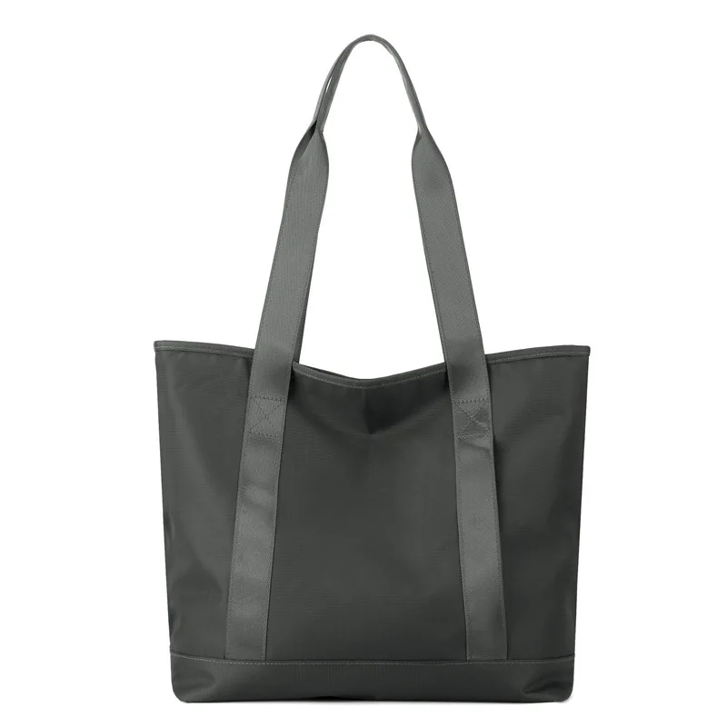 Men's Bag, Large Capacity Solid Color Shoulder Bag, New Breathable, Portable, Simple Business Commuting Shoulder Bag Handbags