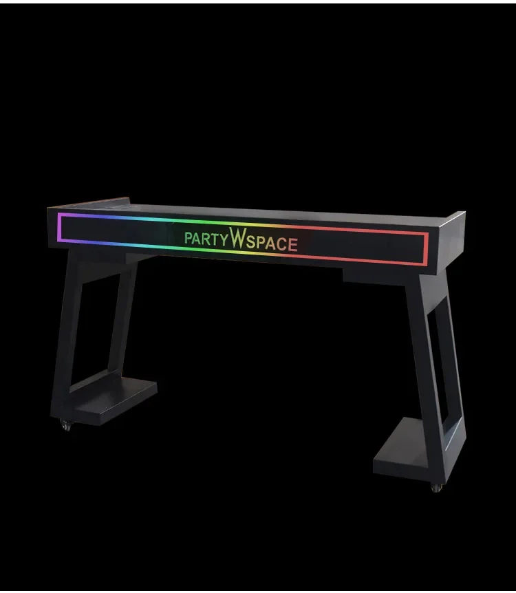 D80 Bar luminous DJ station KTV party hall led removable wrought iron table
