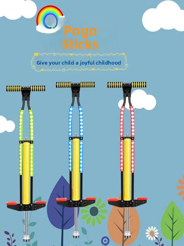 outdoor-children's-toy-jumping-rods-high-jump-training-equipment-balance-sensory-outdoor-sports-frog-jump-elasticity