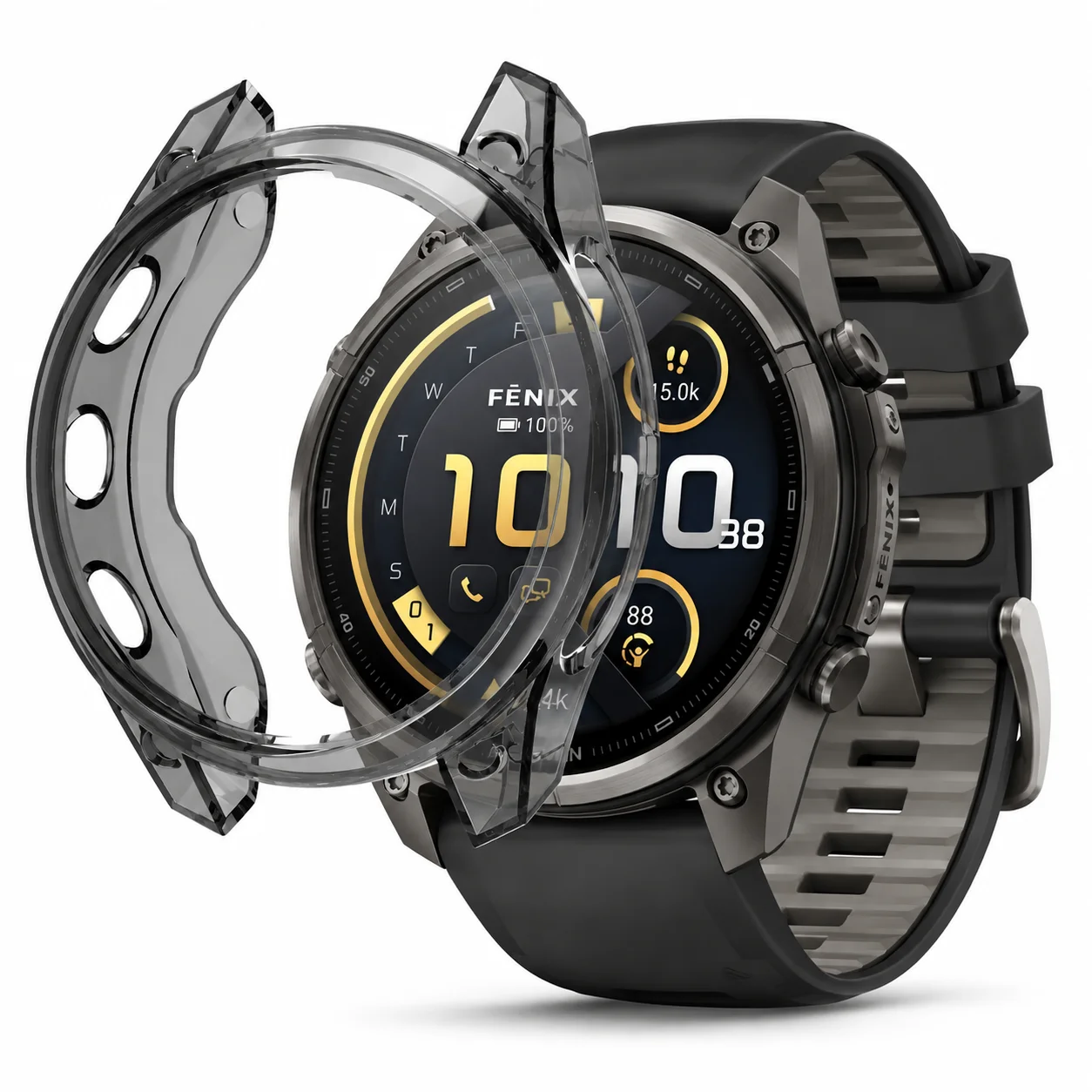 TPU-Schutzhülle aus weichem Material für Garmin Fenix 9 Pro, 51 mm, 47 mm, 43 mm. Transparente Silikon-Schutzhülle für Fenix 9 Pro, Zubehör.