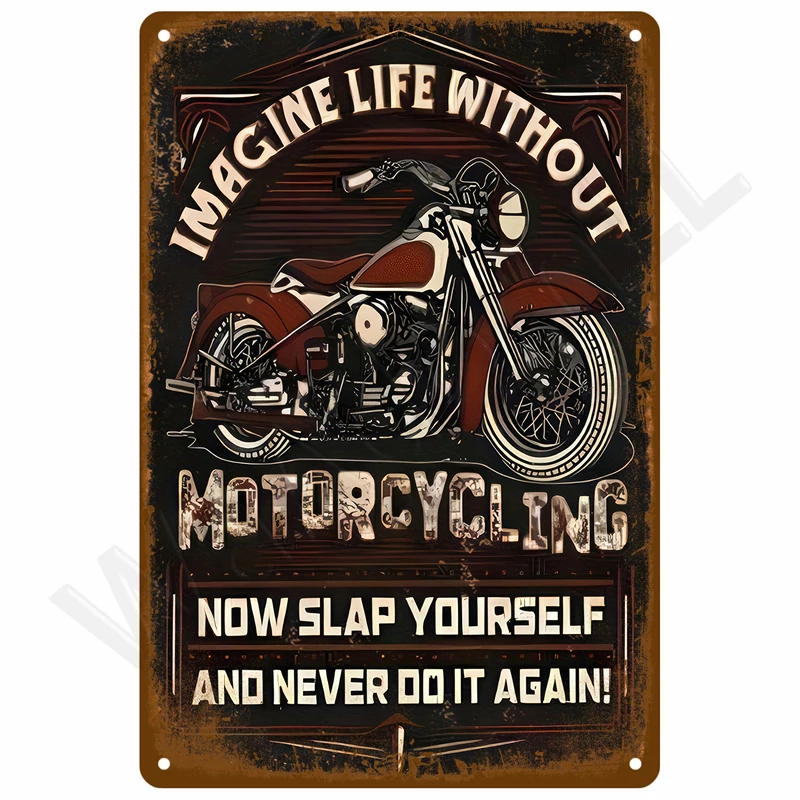 Retro Metall Zeichen Wand Kunst Wandbild Ästhetische Zimmer Home Decor Artikel Poster Vintage Metall Platte Garage Dekoration Zinn Zeichen Platten Bar – Detail 12