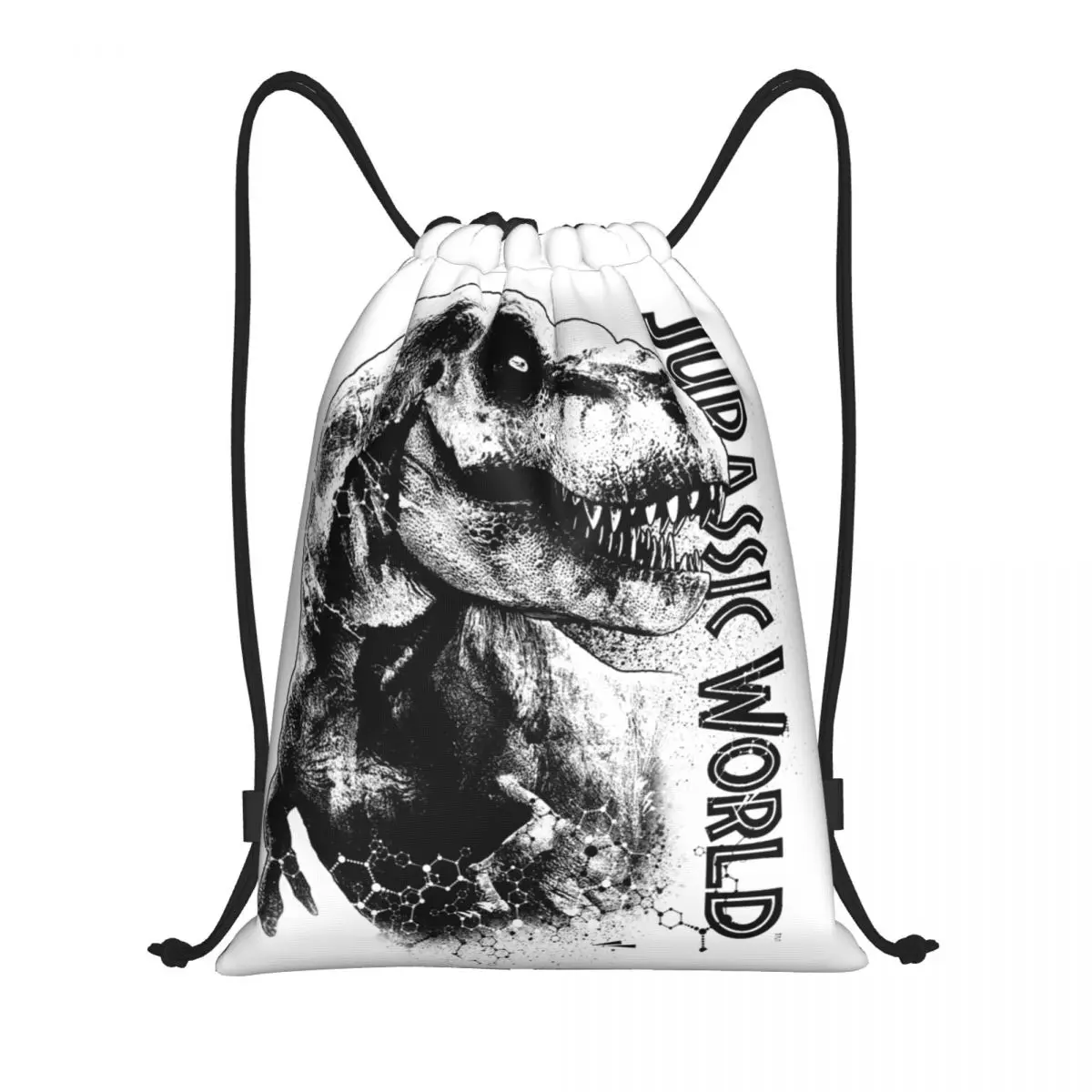 

Парк Юрского периода на пропове Рюкзак на шнурке Спортивный рюкзак для спортзала Сумки на шнурке для пеших прогулок