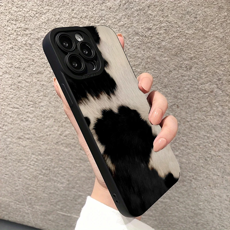 Picture 4: Cow Pattern Phone Case For iPhone 17 Cases iPhone 16 Pro Max 15 14 13 12 11 XS X XR 7 8 Plus 16E 17 Air Shockproof Bumper Cover