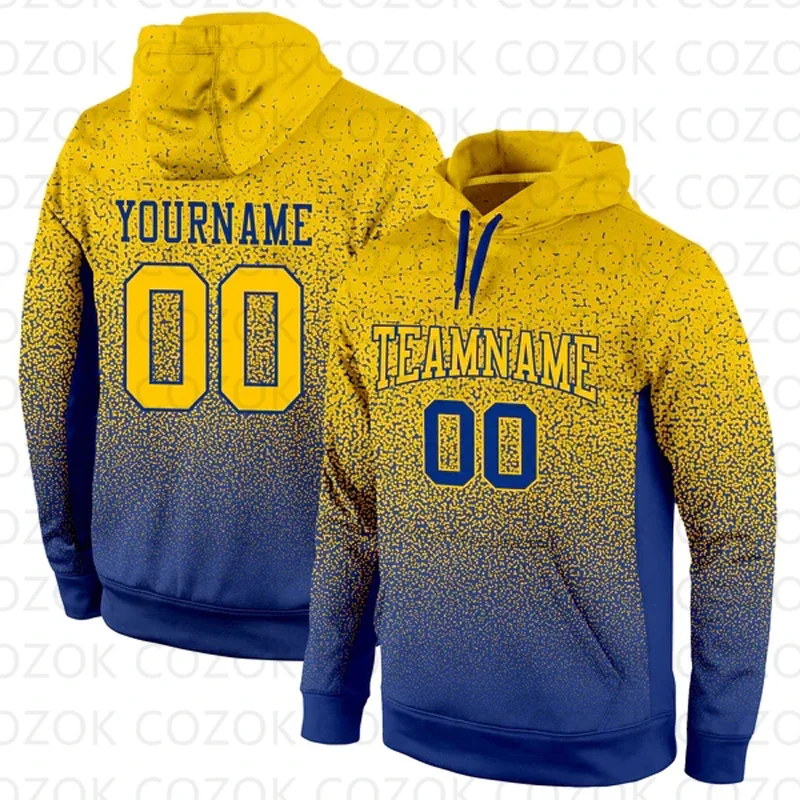 

Customized Hoodies Yellow Dot Colour Jersey 3D Printed Unisex Pullovers Hoodie Casual Sweatshirts