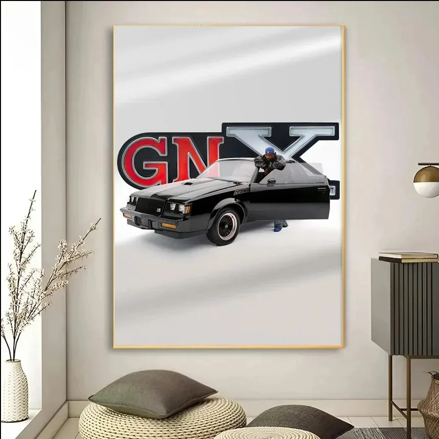 Album Cover Kendrick Lamar GNX 2025 Hip Hop Song Tracklist Poster
