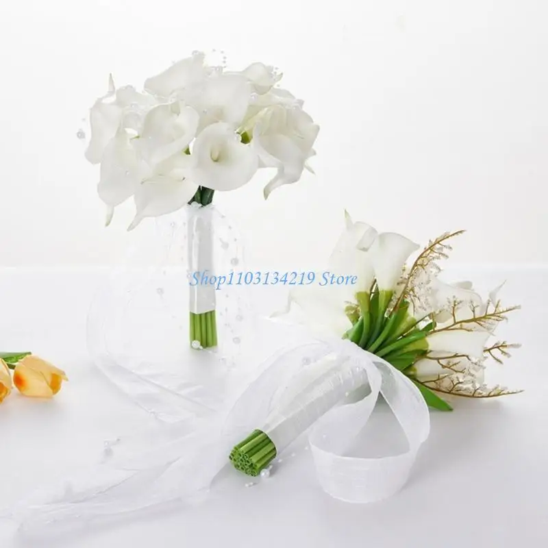 

N5KC Свадебные букеты с лентой для невесты, подружек невесты, юбилея, свадьбы