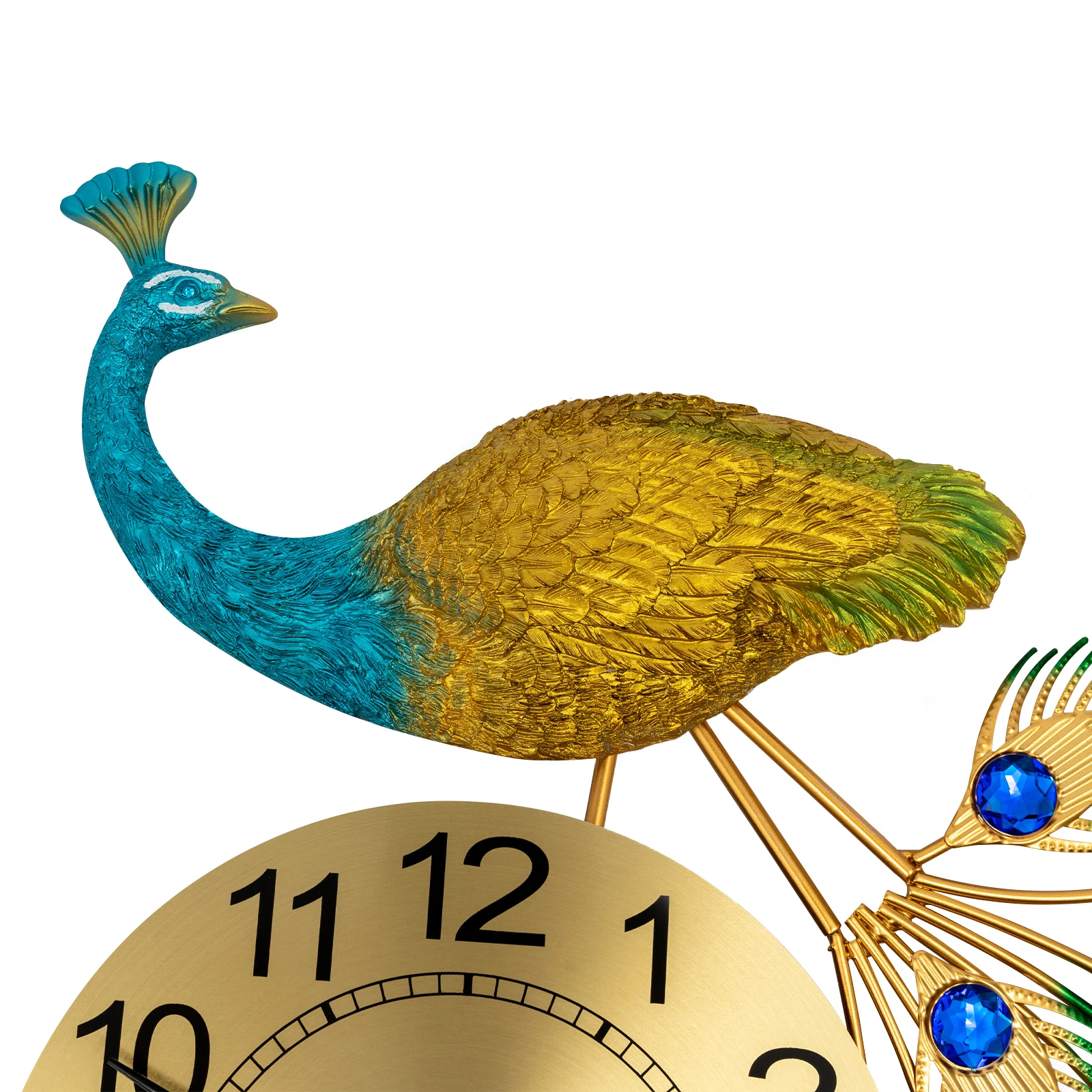 Pfau Wanduhr Wanddekoration Digitaluhr Moderne Kunst Wohnzimmer Dekoration Exquisites Geschenk