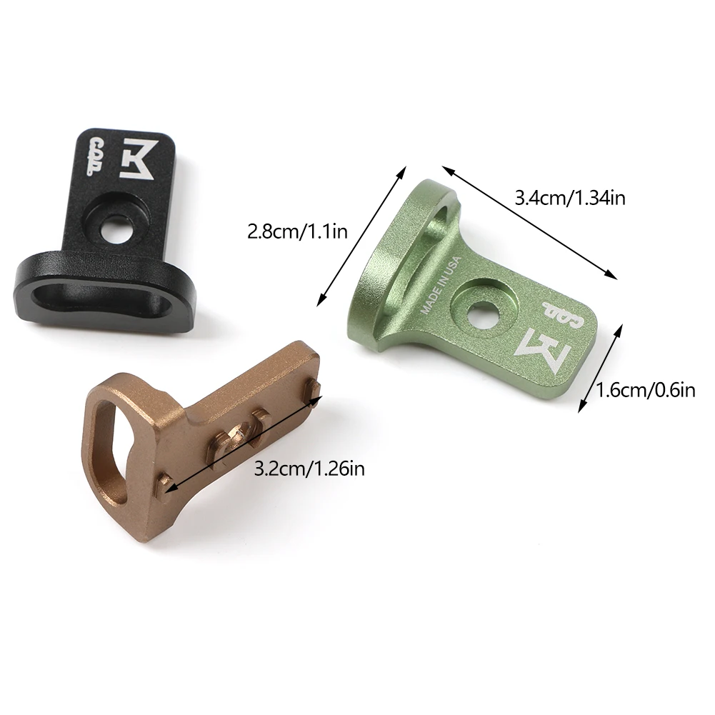 Tactical CQD Steel Sling Mount Quick Sling Buckle CQB Shoulder Strap Front QD Sling Mount Adapter MLOK view 5