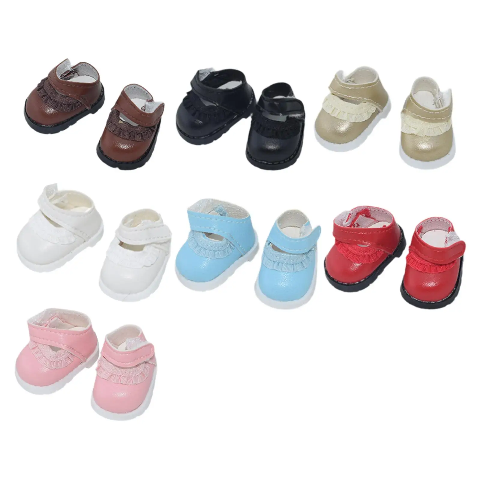 17 cm miniatuur pop schoenen, pop accessoires, handgemaakt, comfortabele meisje pop outfits DIY pop speelgoed voor kleine meisjes cadeau kinderen speelgoed
