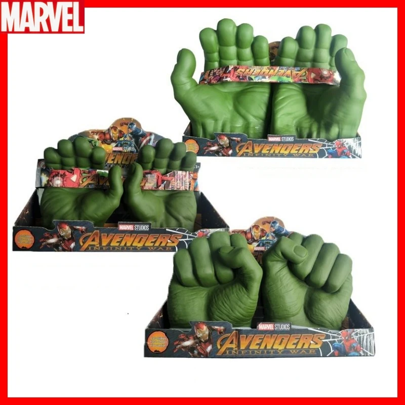 Marvel Avengers Hulk Gloves Figures Toys Hulk Fists Cosplay Gloves Marvel Legends Gamma Grip Gifts For Model Toy