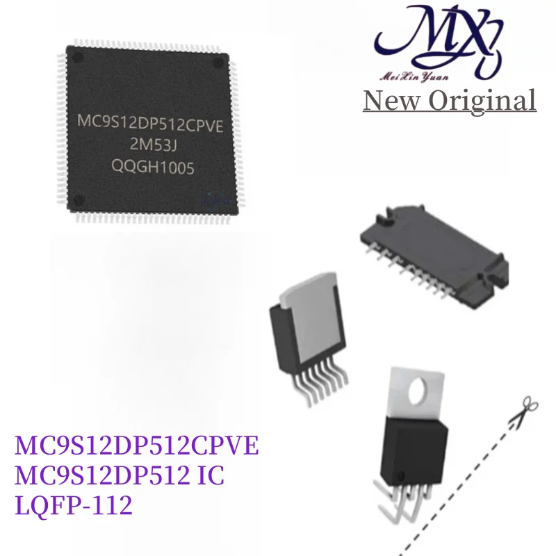 MXY MC9S12DP512CPVE MC9S12DP512 IC Chip LQFP-112  chip New original