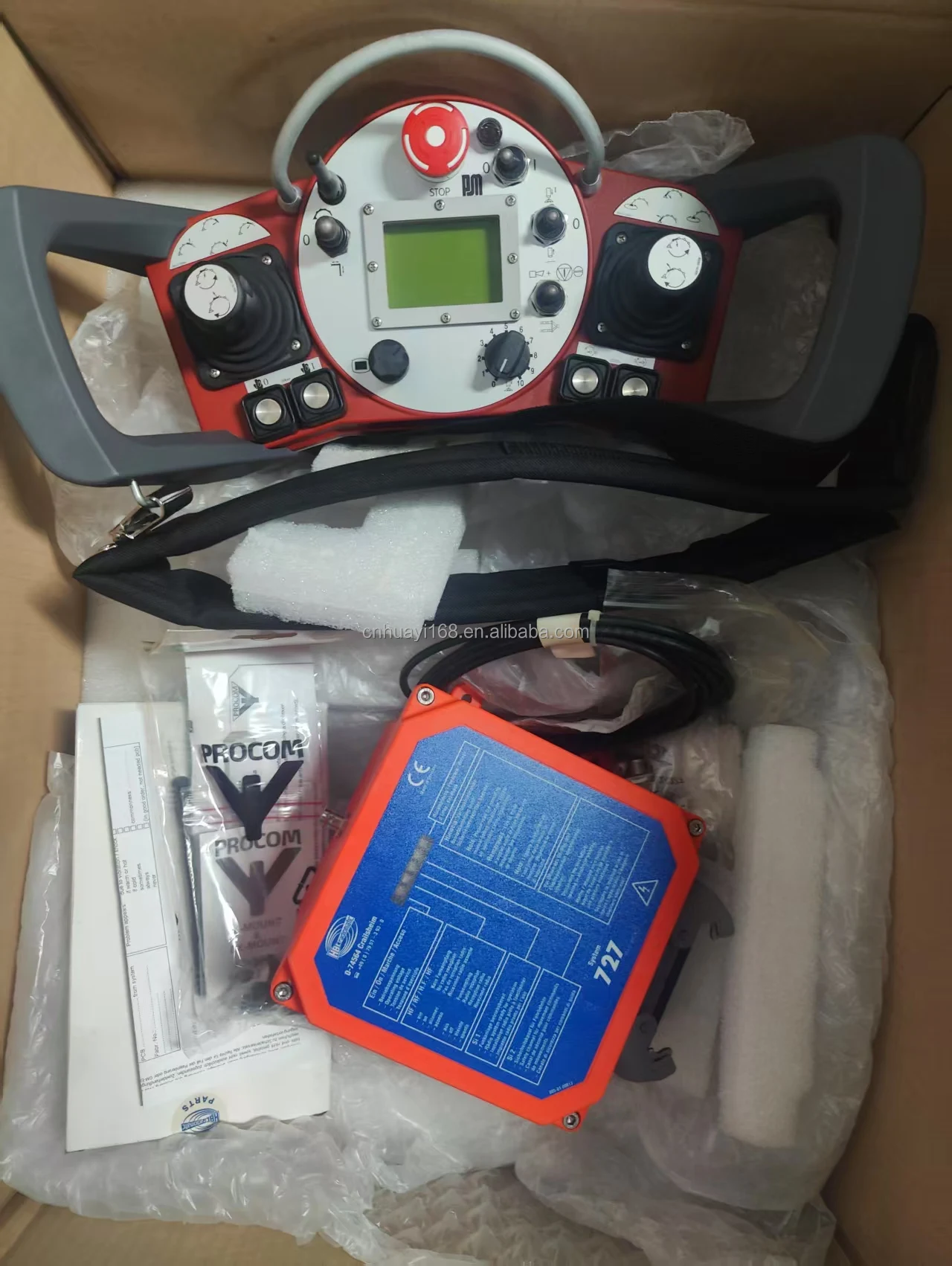 Putzmeister HBC 727 735 New Remote Control Assembly EGD Radio Remote Transmitter 590940 And A602302 HBC Radio Receiver 569983