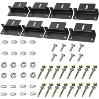 4 /8 Units Solar Panel Mounting Bracket Kits PV Panel Roof Solar Panel Aluminum Mounting Z Type Bracket For Car Boat RV Yacht