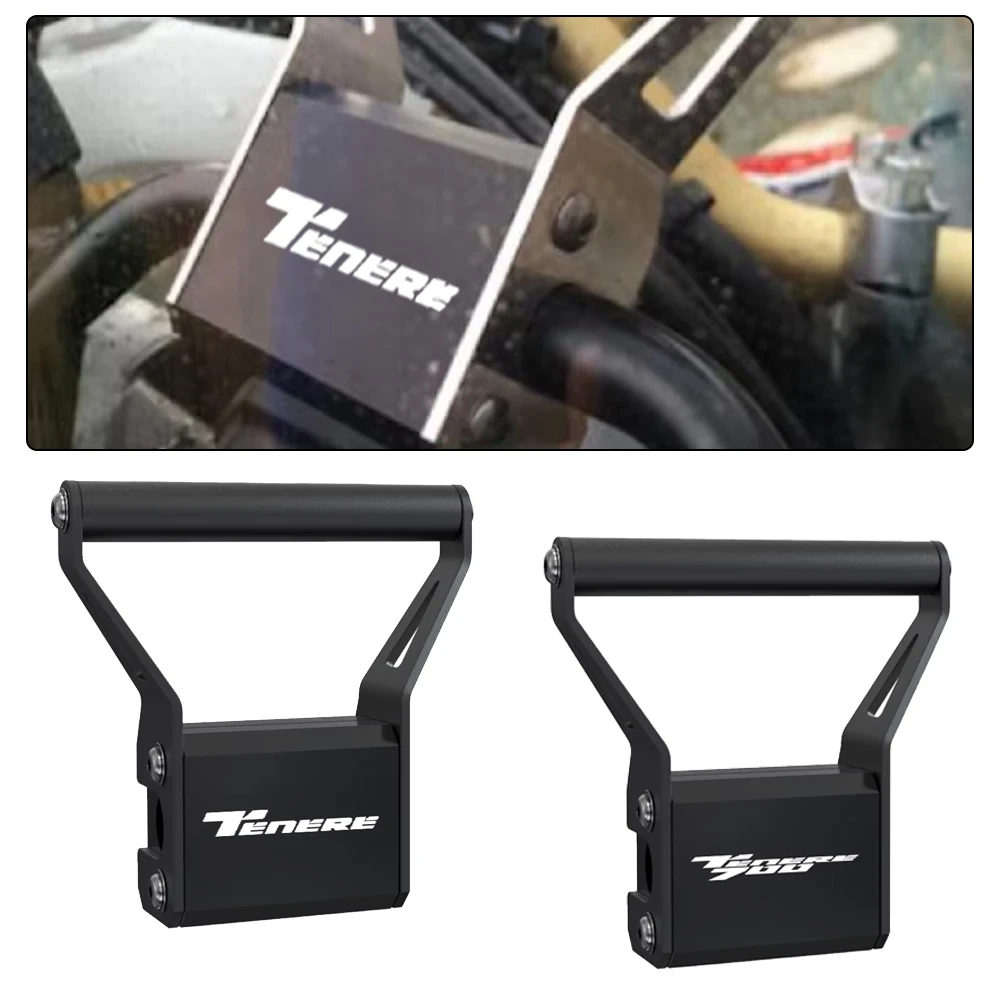 

For Yamaha Tenere 700 Rally World Raid 2019-2026 2025 12MM Stand Holder Supporter Phone GPS Navigation Plate Mounting Bracket