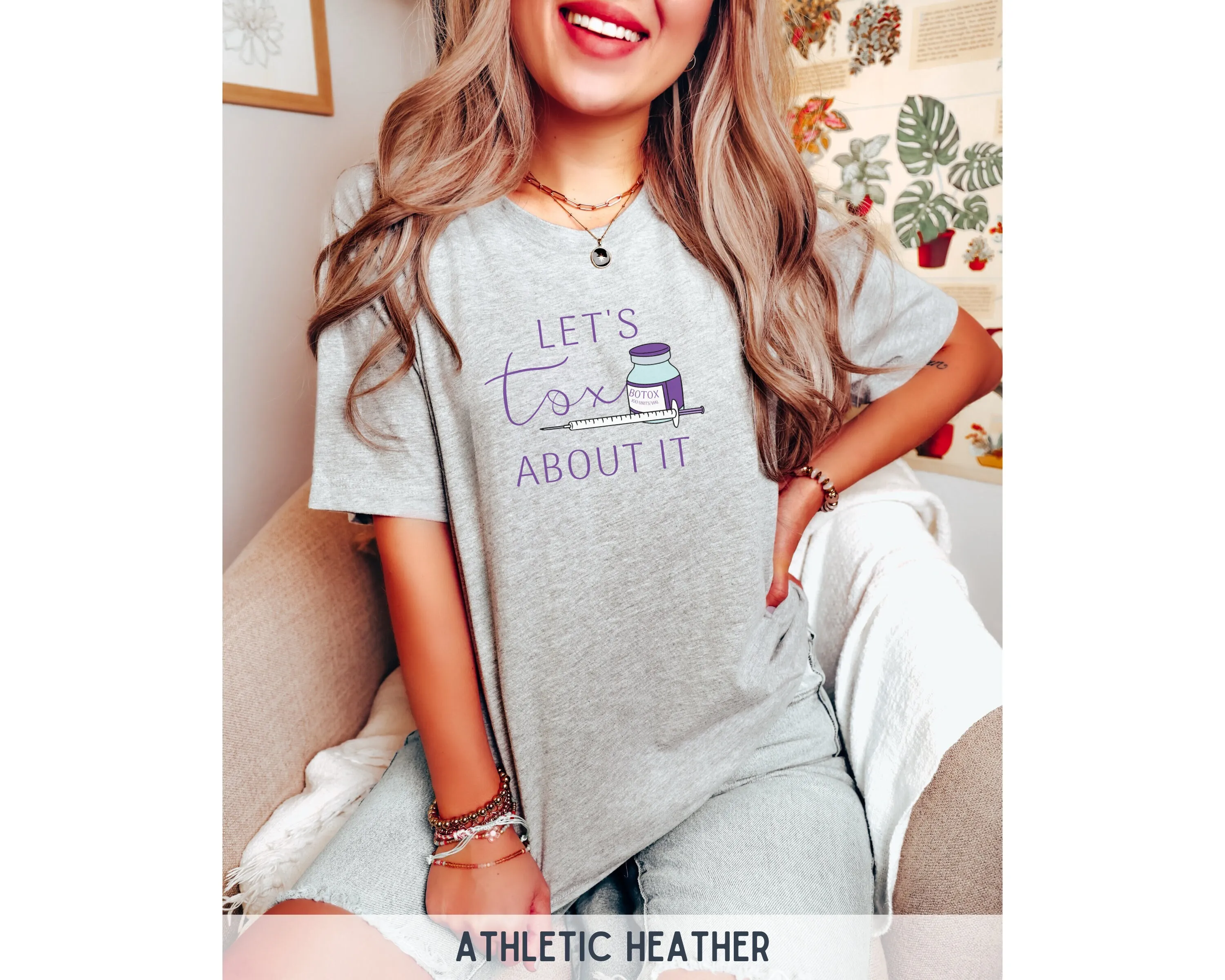 Lustige Botox Injektor T-Shirt Händler Let's Tox darüber Krankens ch wester ästhetische Kosmetik