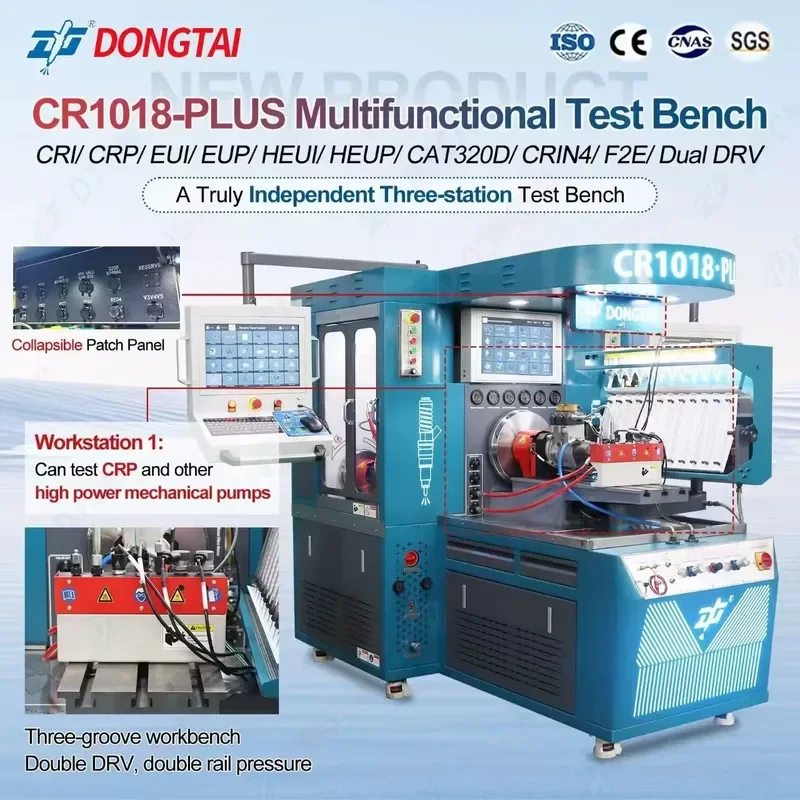 i CR1018 Plus Multifunctional Common Rail Injector Pump Bench Pressure Atomization Quantity Testing AC 220V 380V