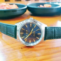 “Purplish Blue” korea Business gift Men's Watch Quartz Power Korean moranbang