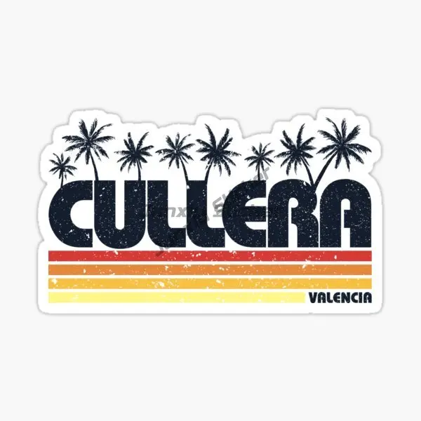 Valencia Sunshine Beach Resort Scenic Hiking Vinyl Car Stickers Self Adhesive Stickers in Spain