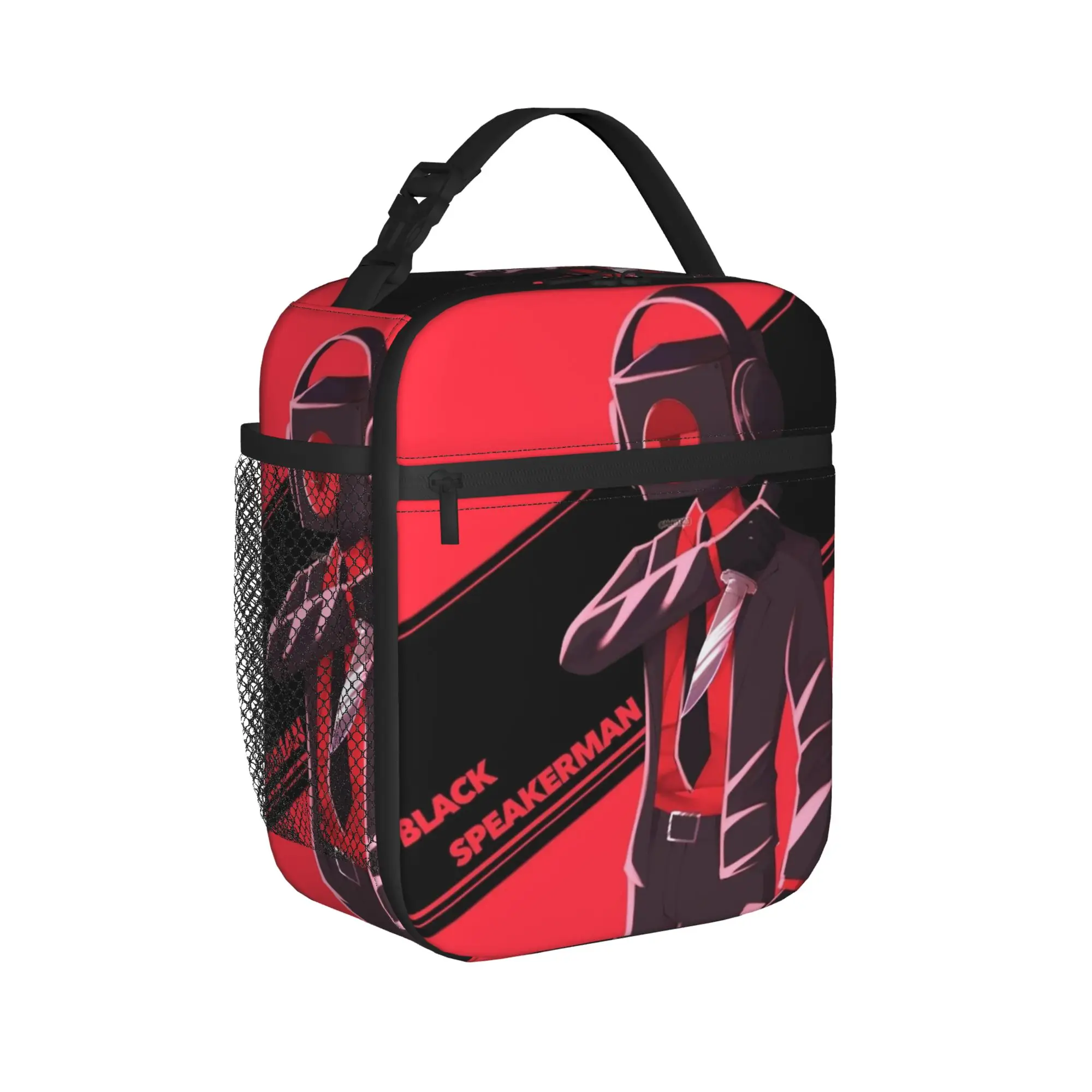 Skibidi Toilet Insulated Lunch Bags Leakproof Cameraman Reusable Thermal Bag Lunch Box Tote Work  Outdoor Men Women