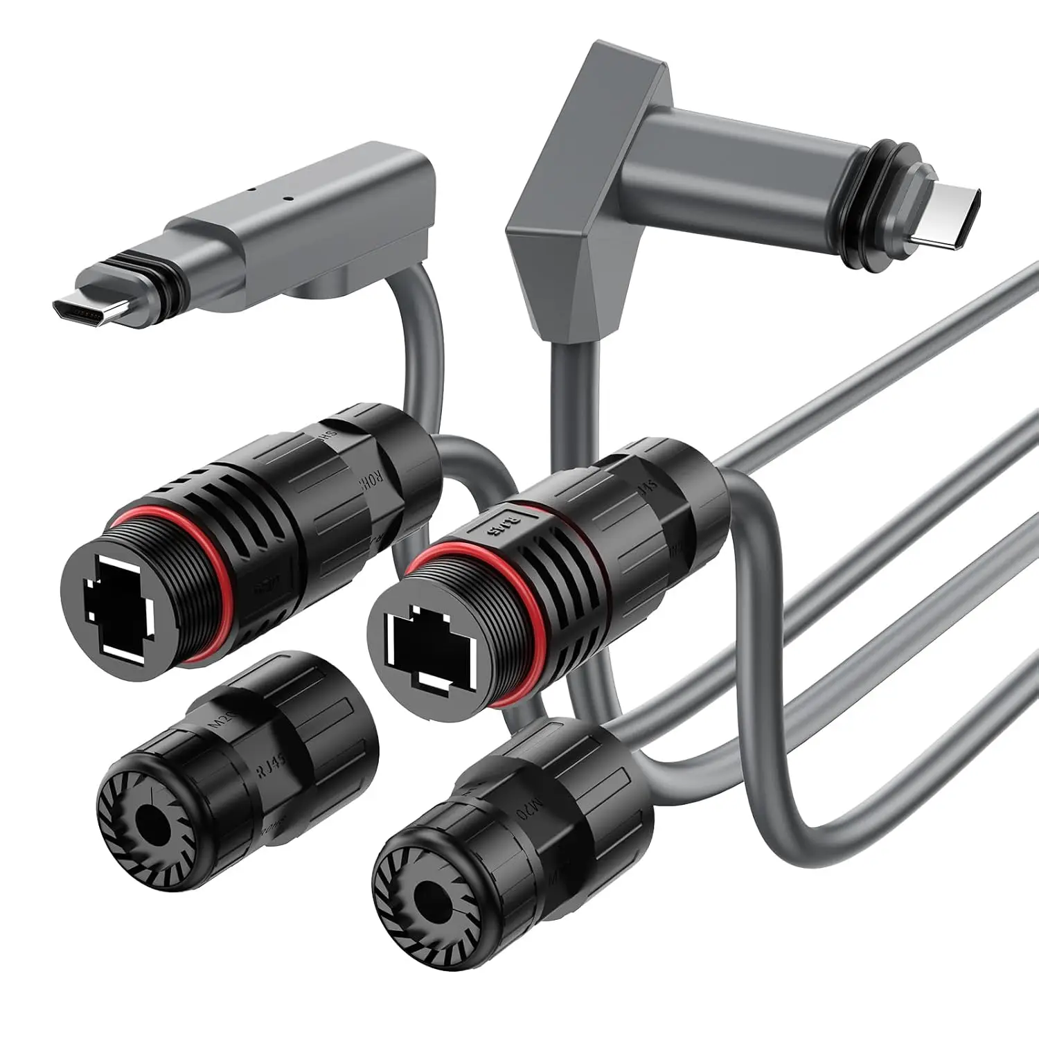 Starlink SPX Plug to RJ45 Connectors Designed for Gen 2 Dish and Router for Star Link Waterproof for Starlink Cable Adapter