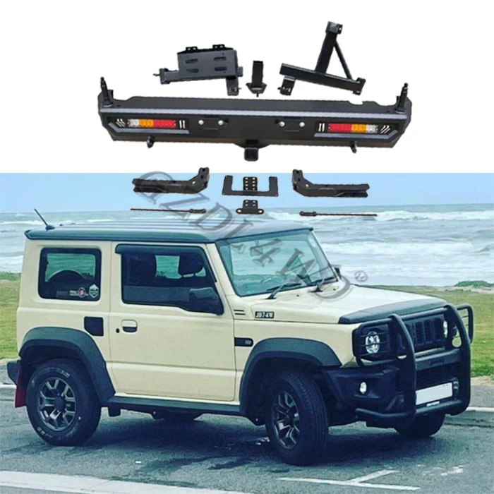 GZDL4WD PickUp Truck 4X4 Car Accessories Auto Body Systems Steel Front Bumper For Jimny 2020 SUV Bull Bar