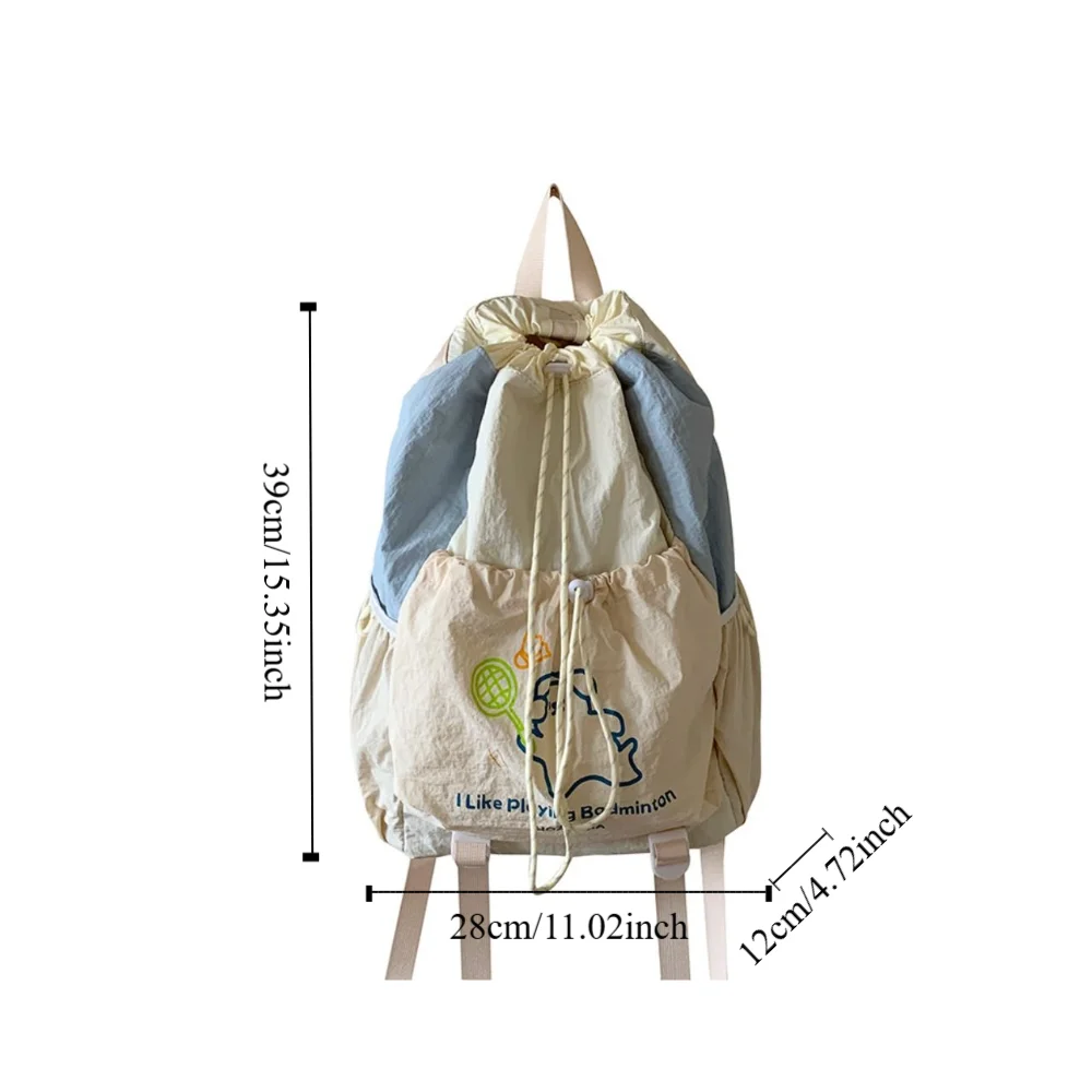 Cartoon Welpen Sport Schläger Lagerung Rucksack Große Kapazität Nylon Fitness Schulter Tasche Einkaufstasche Koreanischen Stil