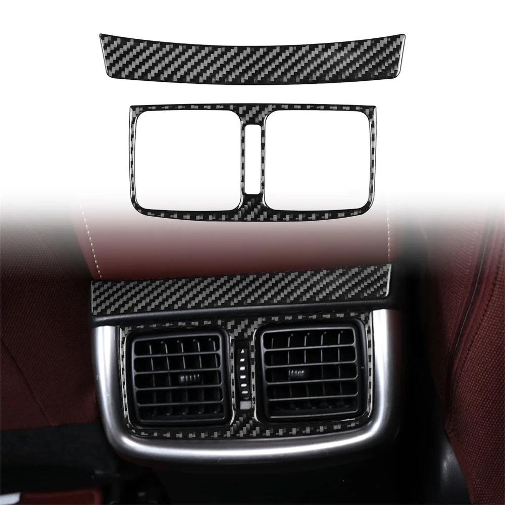 

2 Pieces For 15-21 Toyota HiLux Rear Air Vents Carbon Fiber Decorative Stickers