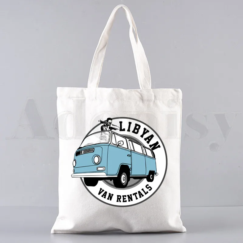 Back to The Future Future Car Shopping Bag Grocery Handbag Bolsas De Tela Tote Bolsa Shopping Bag Jute Tote Fabric Custom