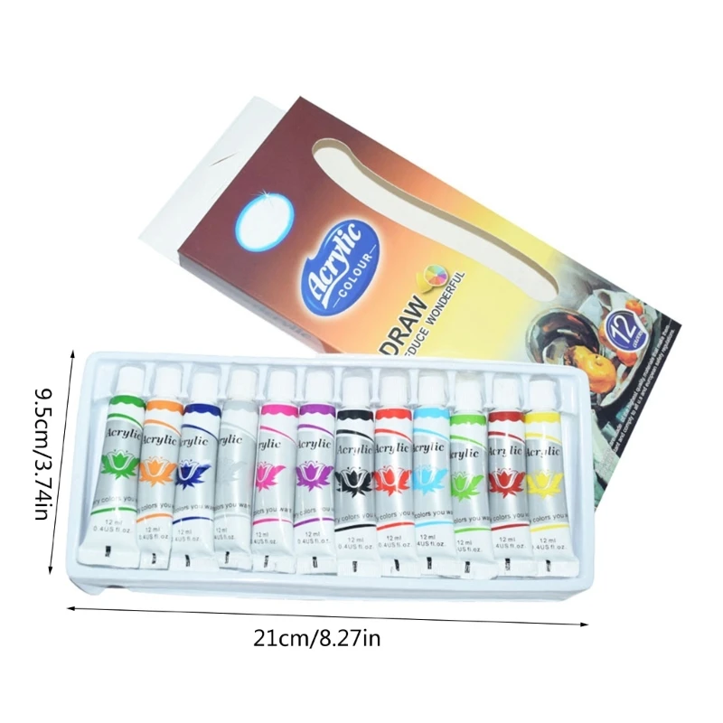 في زجاجات، صبغة غنية، غير باهتة، غير سامة، طلاء أحادي اللون للرسامين