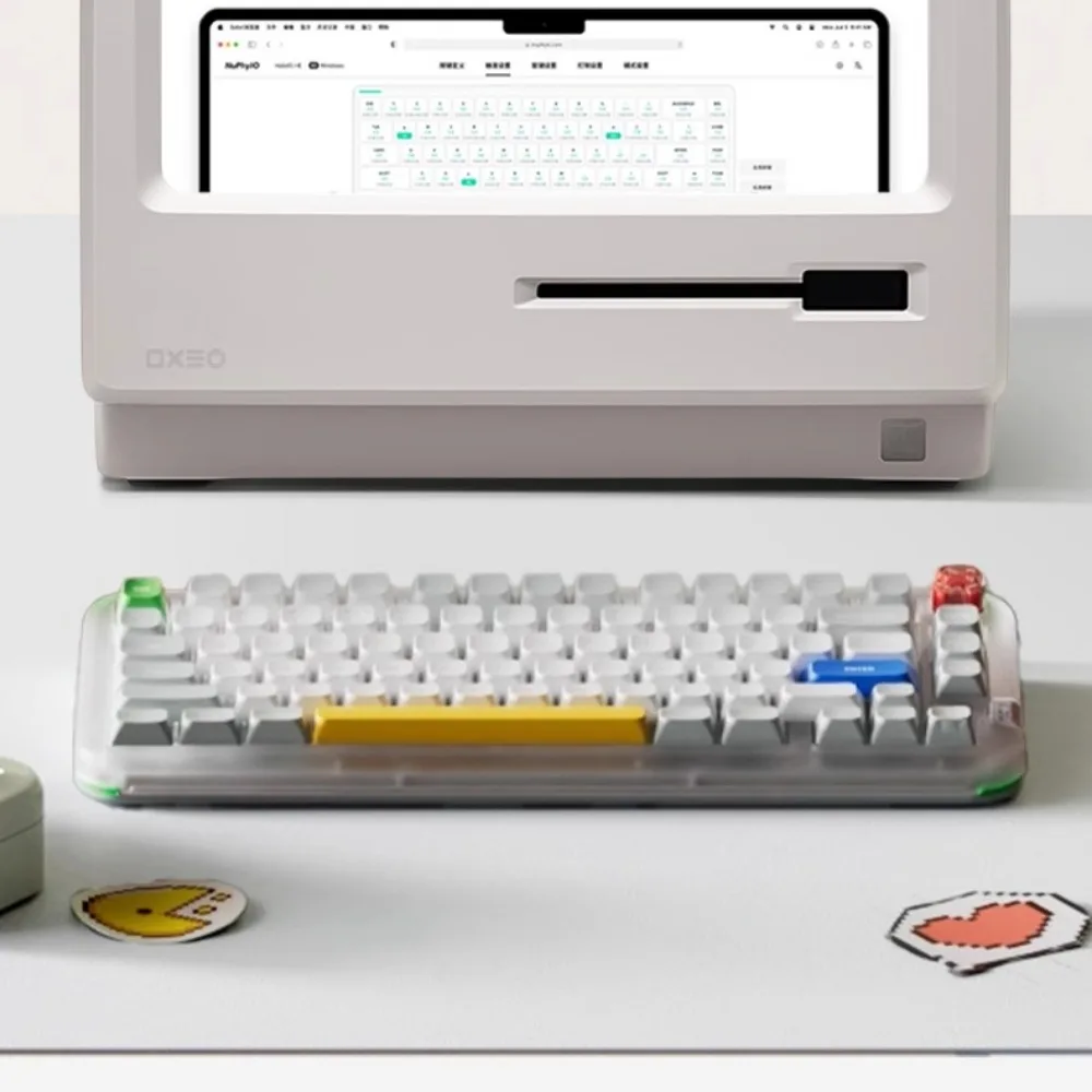 NuPhy Kick75 Mechanical Keyboard 2.4g Wireless Tri-mode RGB 75% Layout Hot-Swap Gasket Custom Bluetooth Office Gaming Keyboard