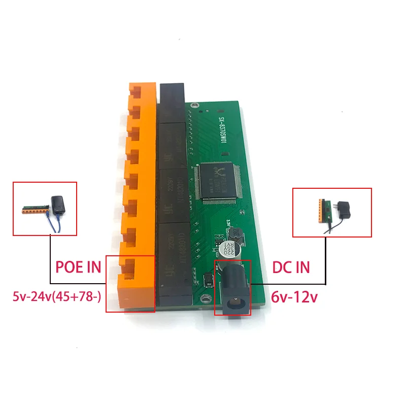 Oem Nieuw Model 8 Poort Gigabit Switch Desktop Rj45 Ethernet Switch 10/100/1000Mbps Lan Gigabit Switch Rj45 Tp-Link