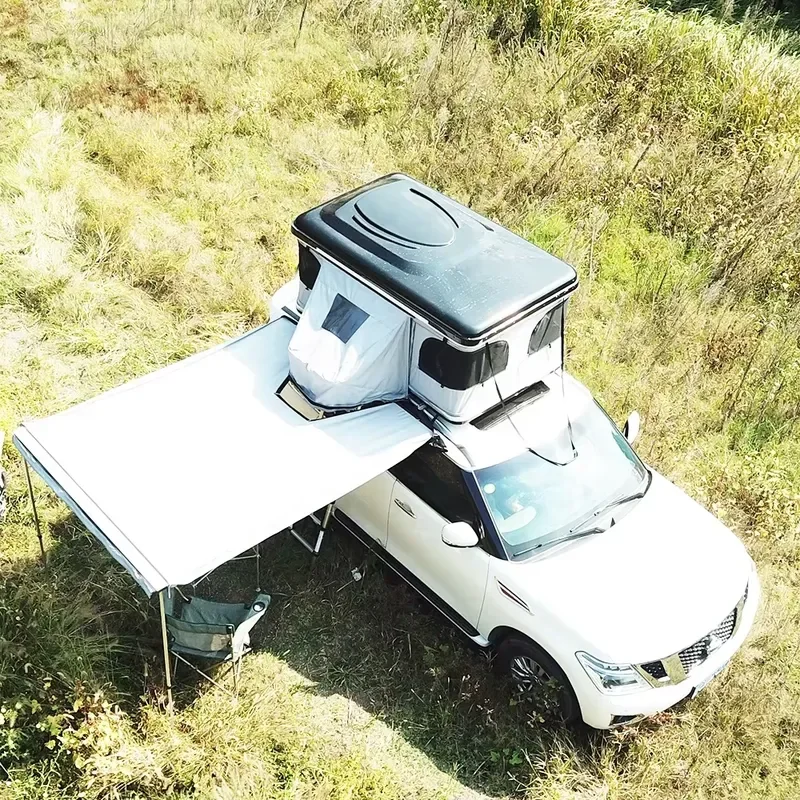 Best ABS+PC Hard Shell Roof Top Tent with Inner Mesh Bag