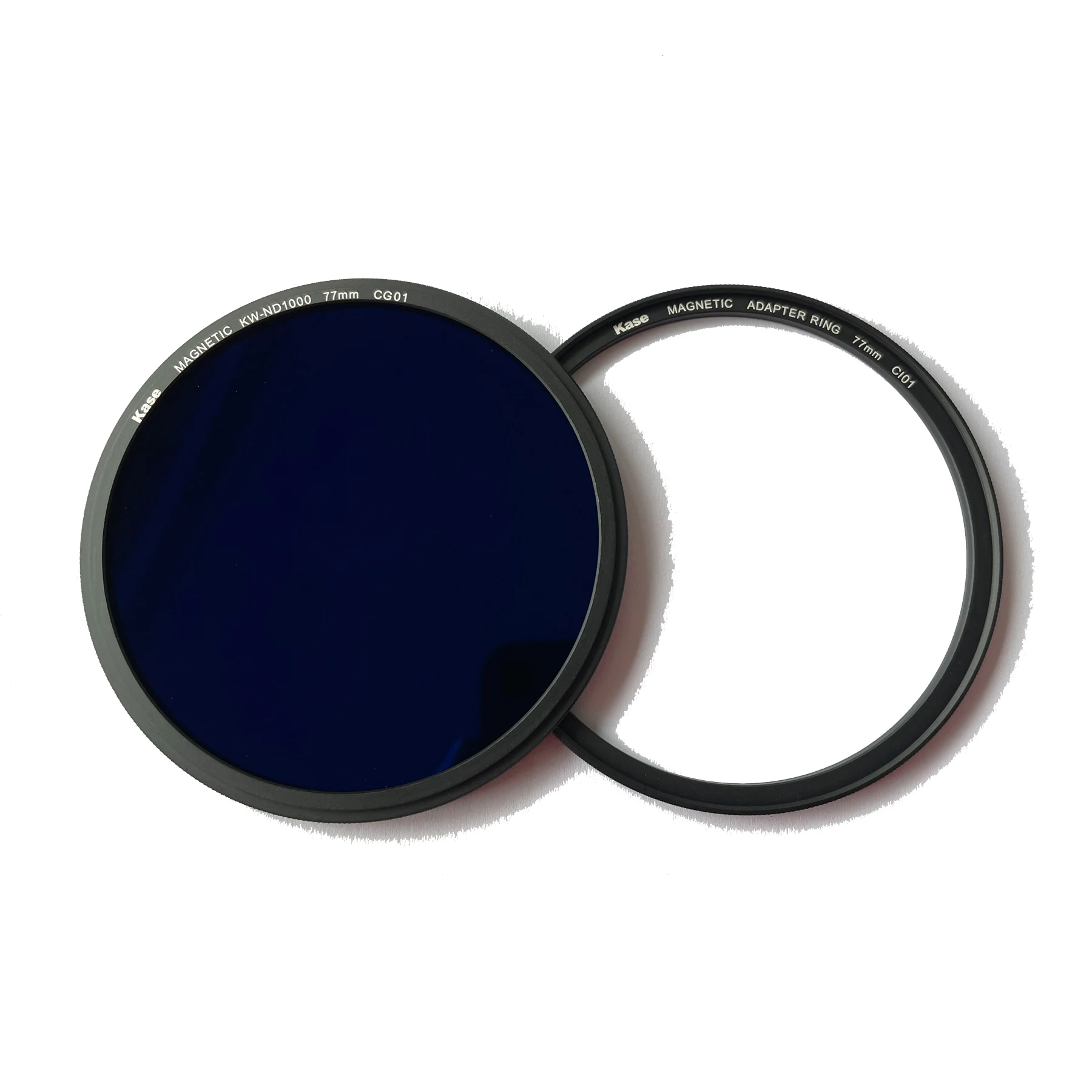 Kase Wolverine Magnetic10-Stop Solid Neutral Density 3.0 ND1000 Filter With Adapter Ring for Camera Lens