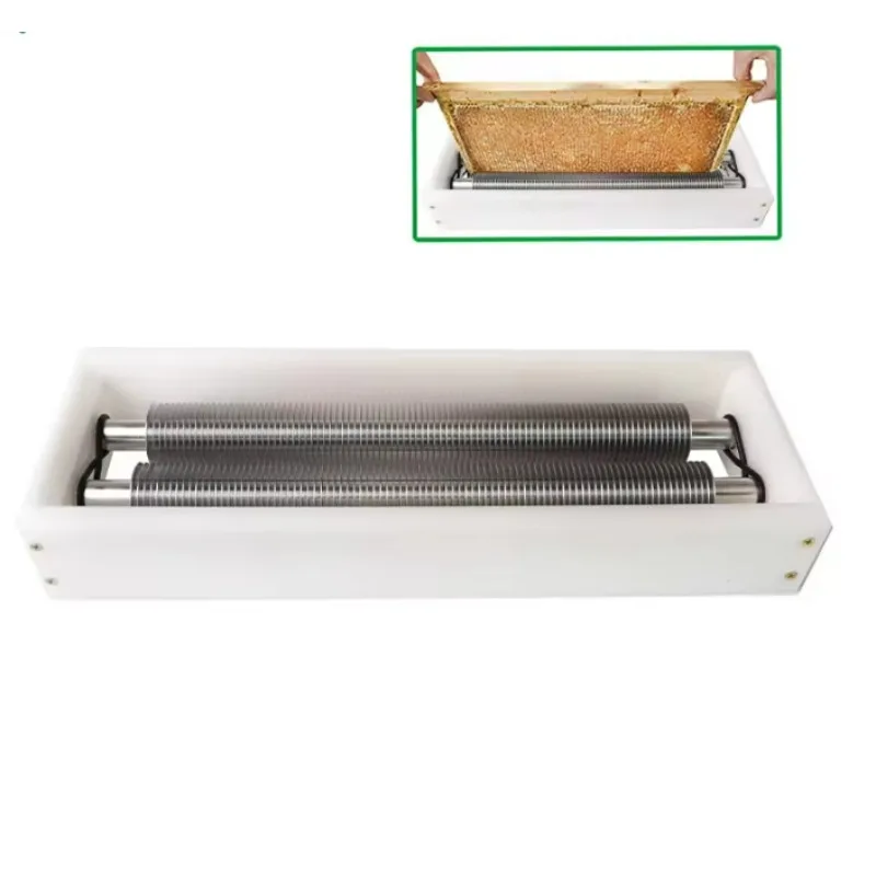 Rolo manual automático descapper aço inoxidável favo de mel colmeia quadro destacando máquina 1 ano de garantia equipamentos apicultura
