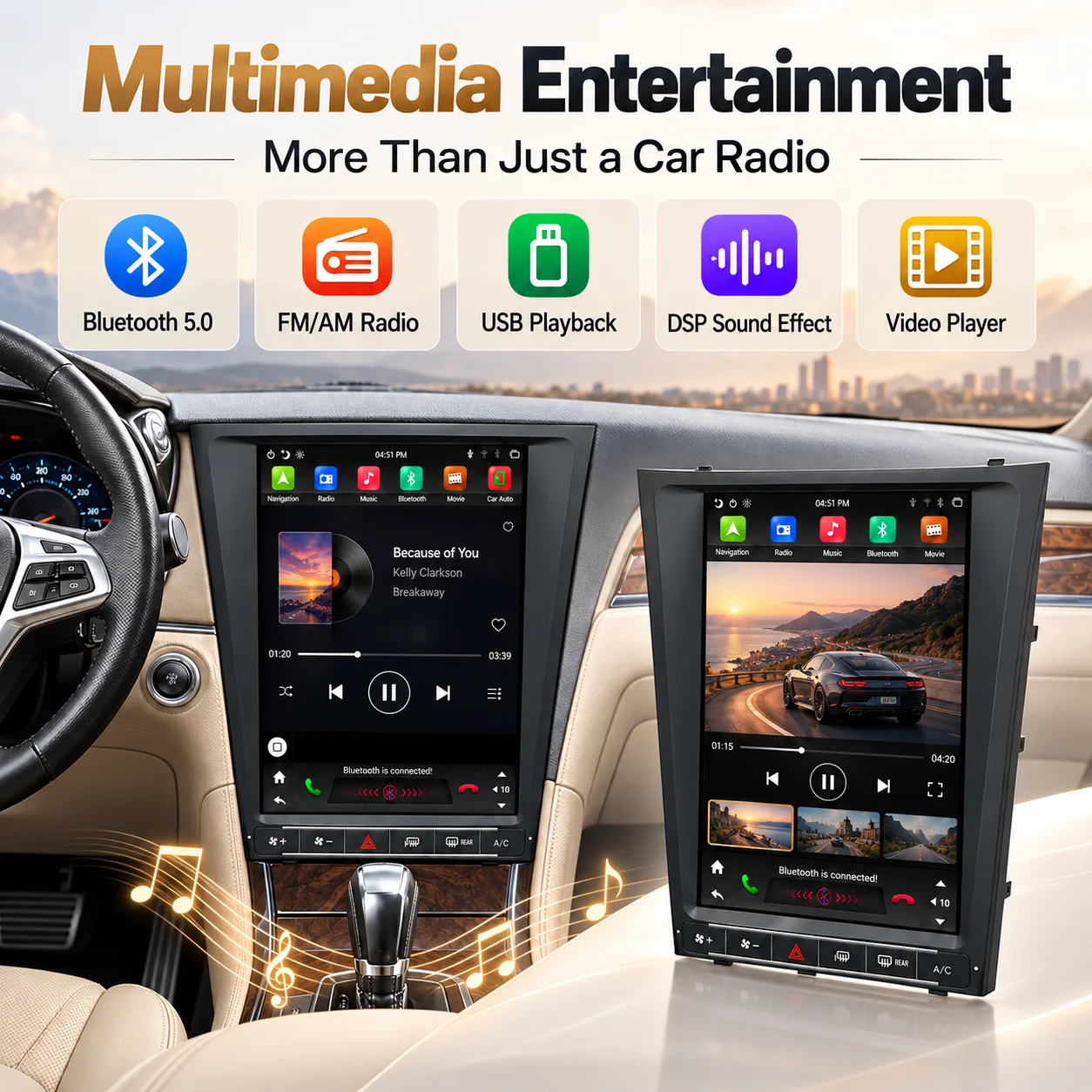 Android Car Radio For Lexus GS300 GS350 GS450 GS460 2004-2011 Wireless CarPlay GPS Navigation Multimedia Player Touch Screen