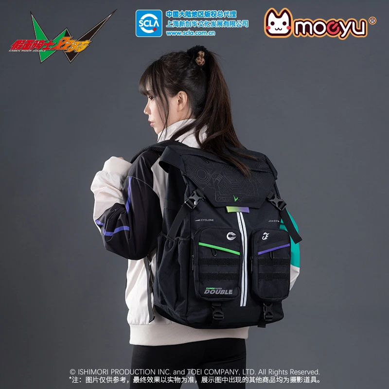 Moeyu KAMEN RIDER DOUBLE Men's Backpack Women Bag Large Capacity Backpacks Anime School Back Pack Rucksack Laptop Travel Bags