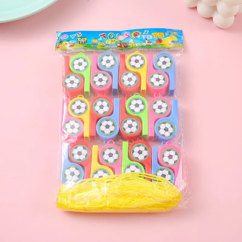 24 silbatos deportivos de plástico de colores, silbatos para animadoras, silbatos para árbitros, silbato de animación, silbato de aficionado