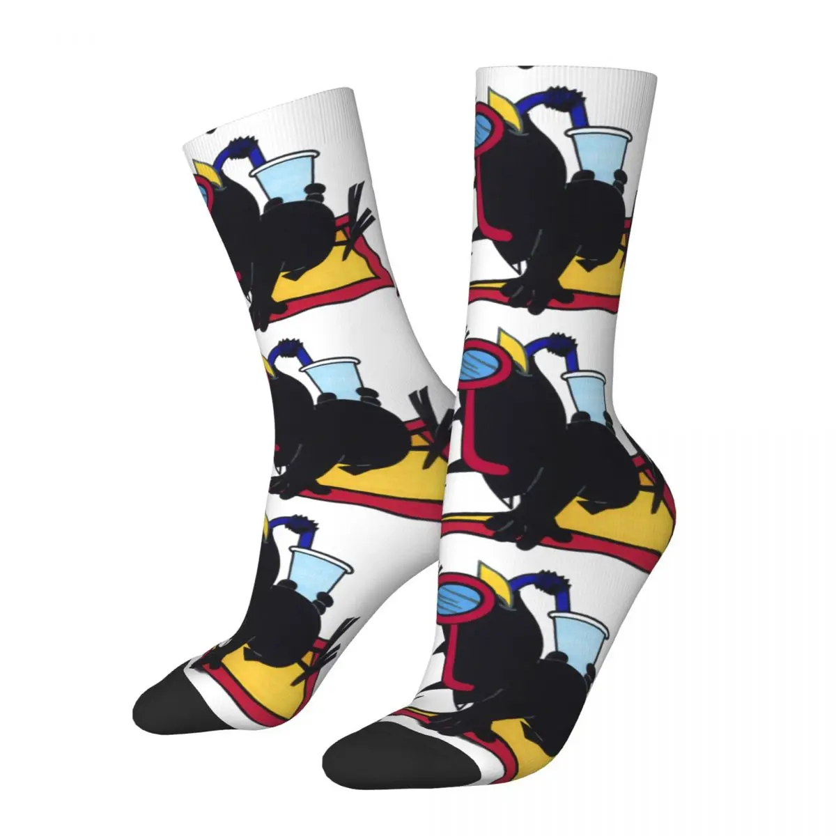 Happy Funny Men's compression Socks Vacation Calimero Retro Harajuku Animation Kalimaro Street Style Seamless Crew Crazy Sock