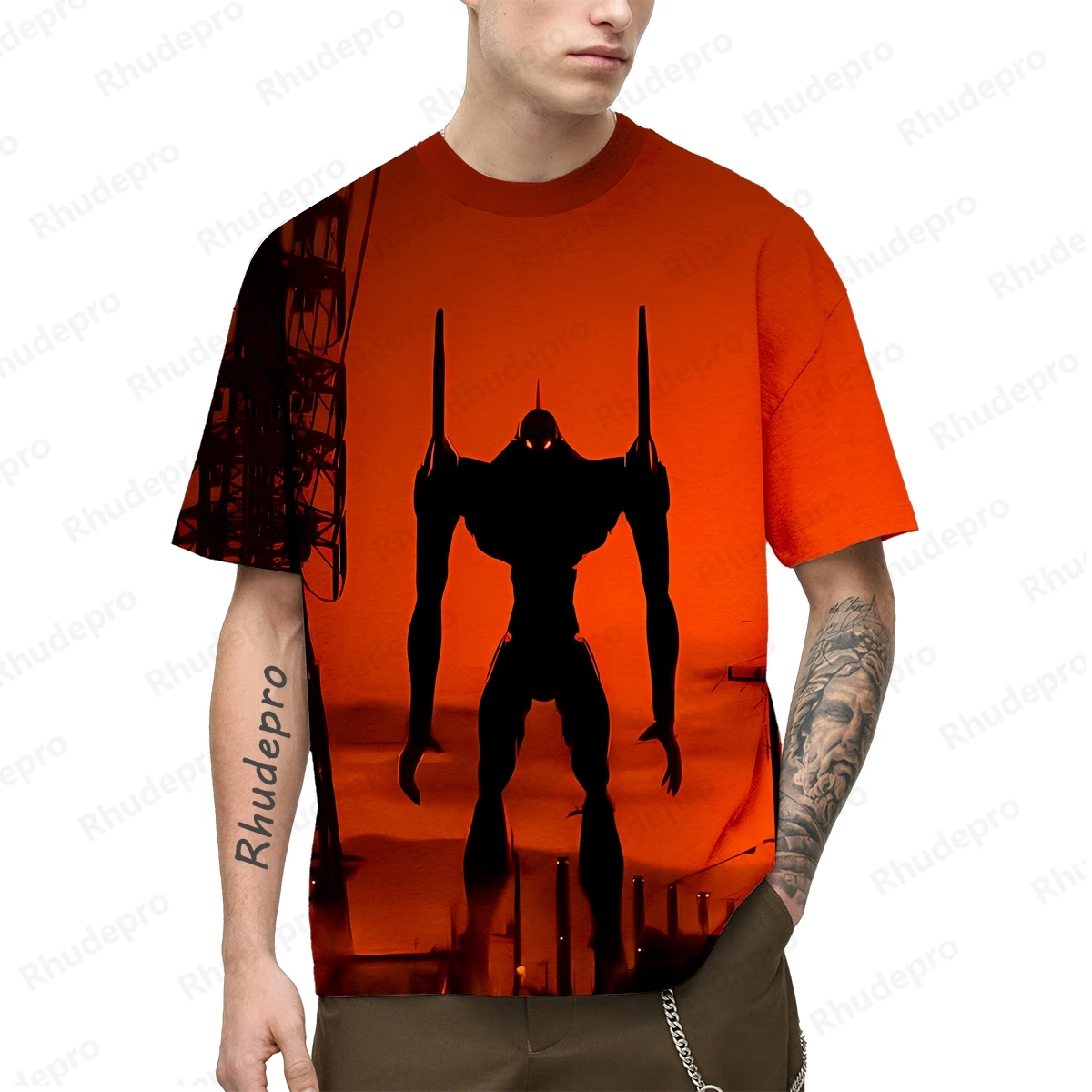 Neon Genesis Evangelion Fashion Y2k abbigliamento manica corta abbigliamento t-shirt da uomo nuovo regalo Trend t-shirt alta qualità 2024 top