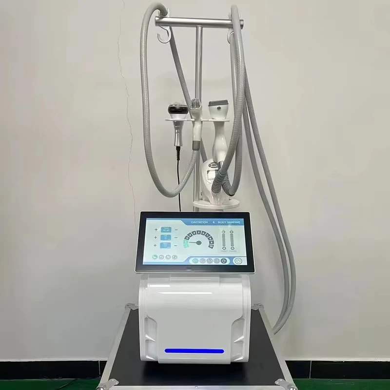 4-in-1 Body Sculpting Slimming Machine with Cavitation Vacuum Roller for Fat Burning Weight Loss And Face Lift Home Beauty Thera