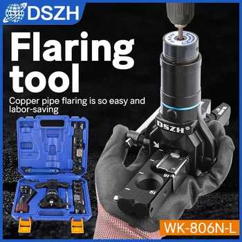 DSZH WK-806N-L 수동 전기 드릴, 이중 목적 전기 확장기, 구리 튜브 확장기, 벨 입 냉동 도구